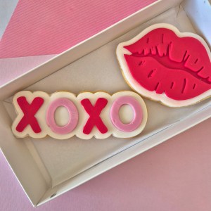 Valentines day cookies xoxox