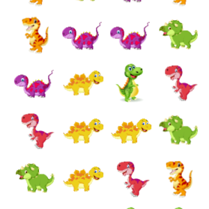 Edible image pre design dinosaurs