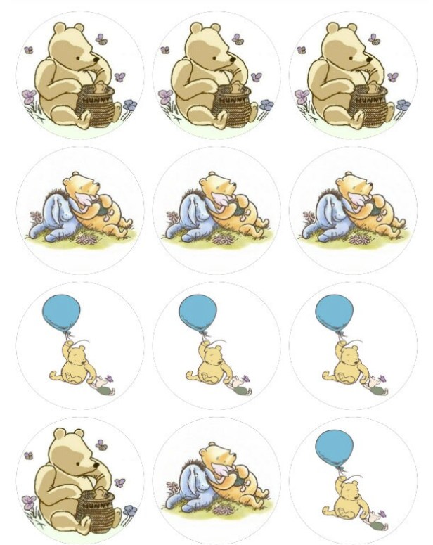 Edible image printing winnie the pooh