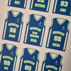custom team jersey edible images Broncos