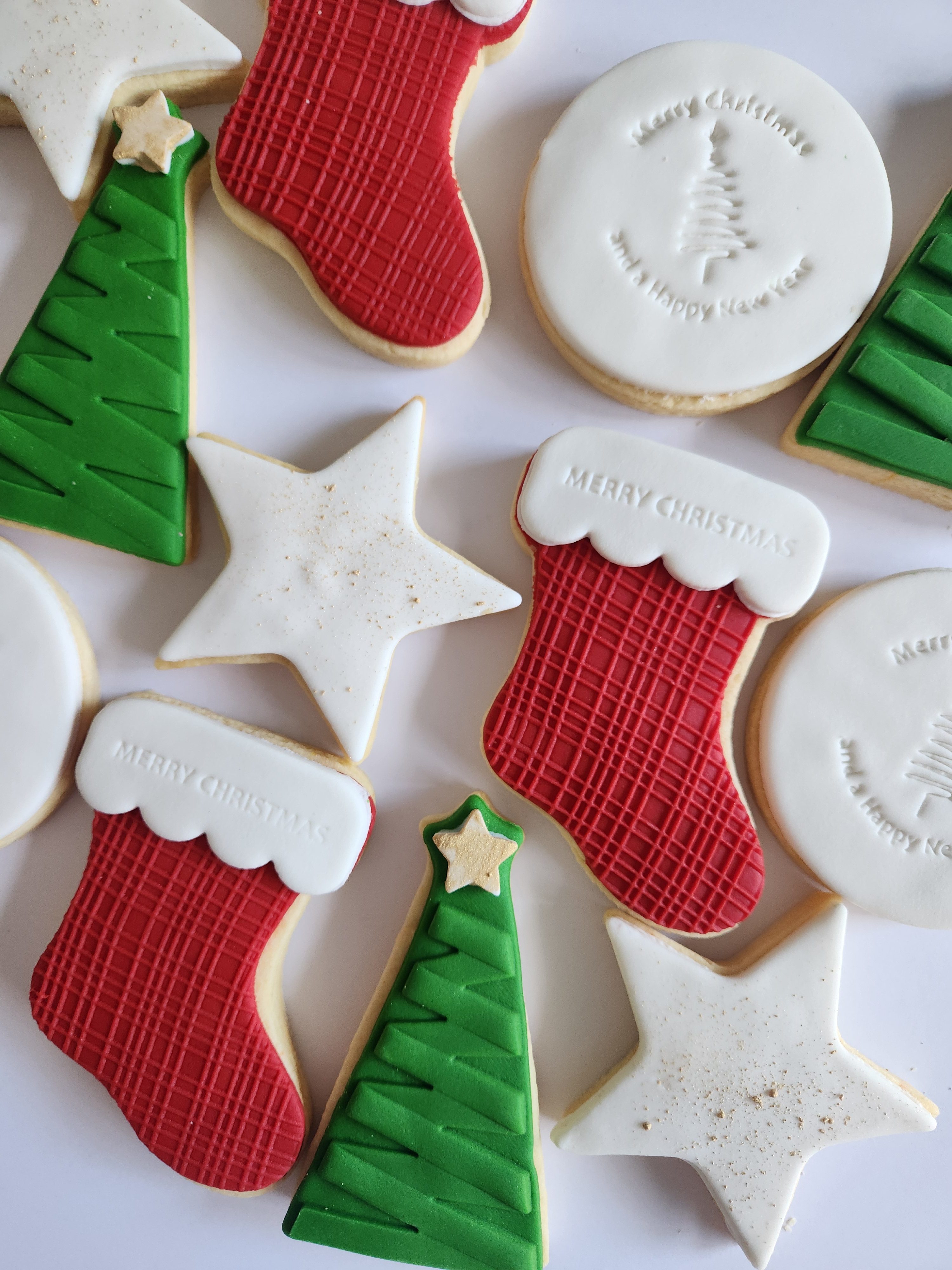 Merry Christmas Happy New Year Set