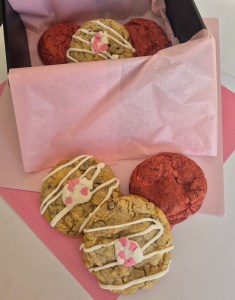 Valentines day Chunky Cookies