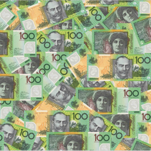 pre design cake wrap - $100 note