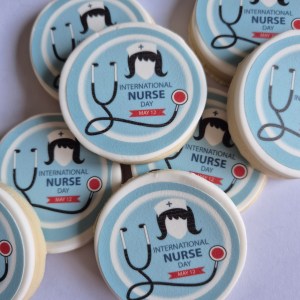 International nurses day custom cookies