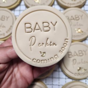 Baby Coming Soon Cookie – Sweet Pregnancy Announcement