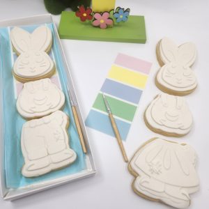 Seasonal Easter paint your own cookies