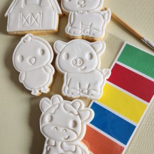 Edible Printed Cookies with Paint Palette