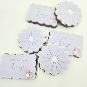 Happy Birthday Daisy & Plaque Cookies